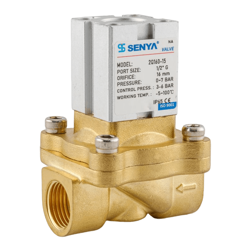 A more safe, reliable, clean large flow pneumatic control valve