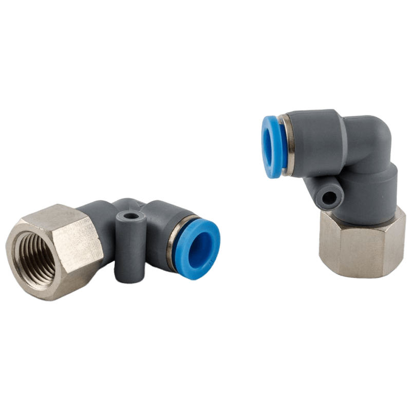 Hexagon socket head elbow female eblow connector type pneumatic push-in fitting（two ways)