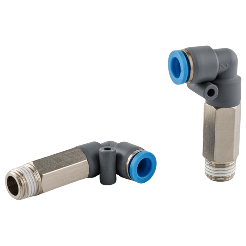 Extension hexagon socket head eblow male Connector type pneumatic push-in fitting（two ways)