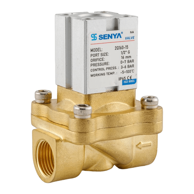 A more safe, reliable, clean large flow pneumatic control valve