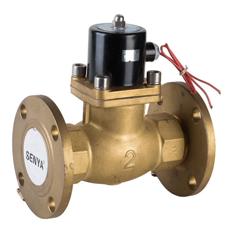 High temperature steam control two position two way copper solenoid valve