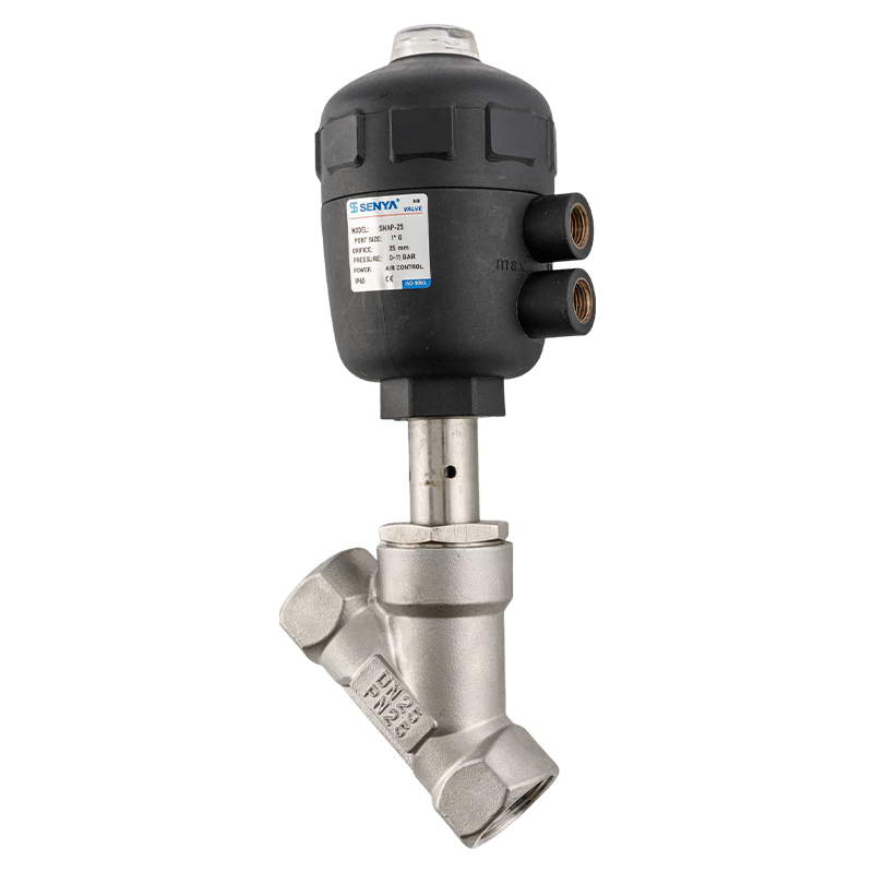 A more safe and clean solution of pneumatic control valve