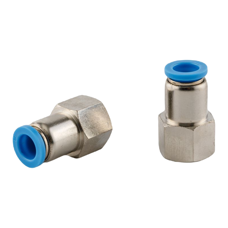 Hexagon Female Elbow pneumatic push-in fitting  (two ways)