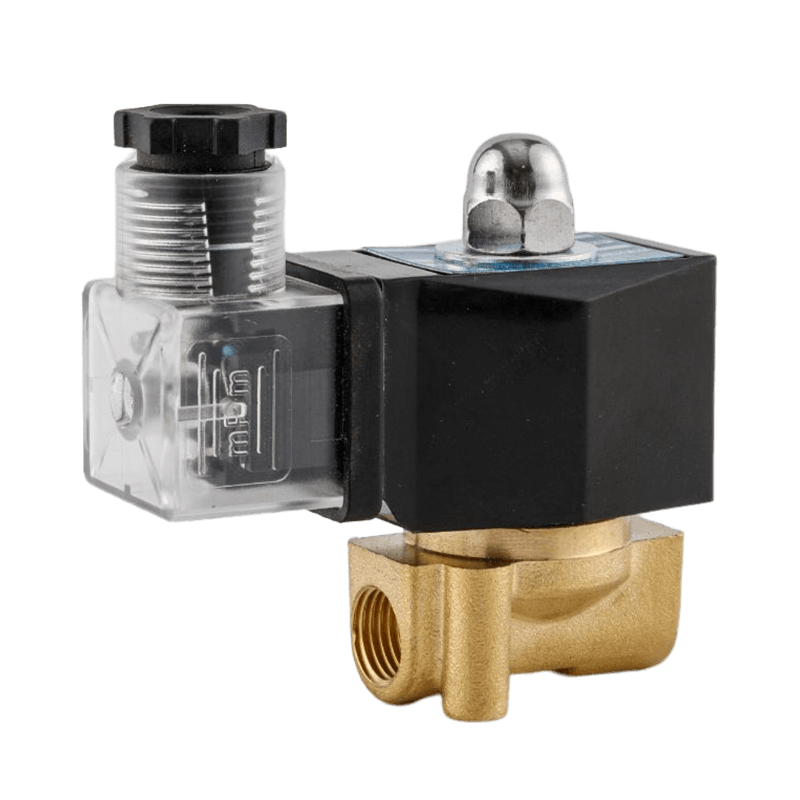 Two position two way copper solenoid valve with the advantages of compact, easy installation, high pressure. 