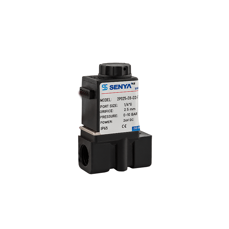 Economical, clean, compact water dispenser liquid control plastic solenoid valve