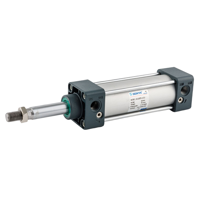Tie rod type air cylinder  Pneumatic actuator for fast and flexible lubrication