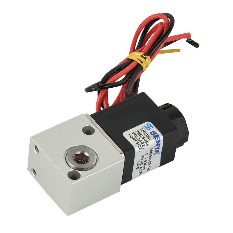 Modular manifold with flexible installation and compact structure 2/2 ways solenoid valve