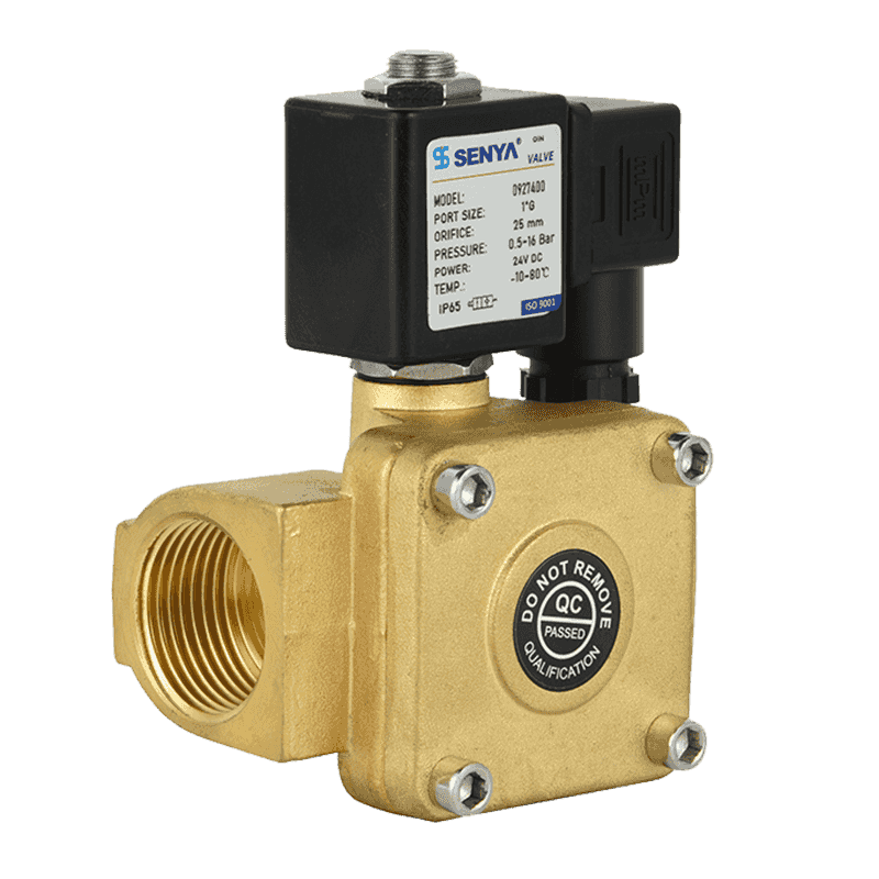 High degree of freedom, arbitrary installation of two - position two - way solenoid valve