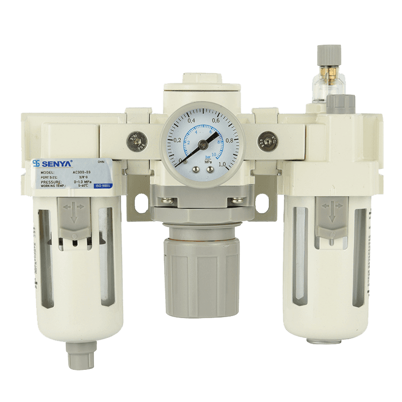 Air Filter Regulator Lubricator 3 units combination